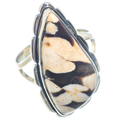 Peanut Wood Jasper Rings handcrafted by Ana Silver Co - RING71477