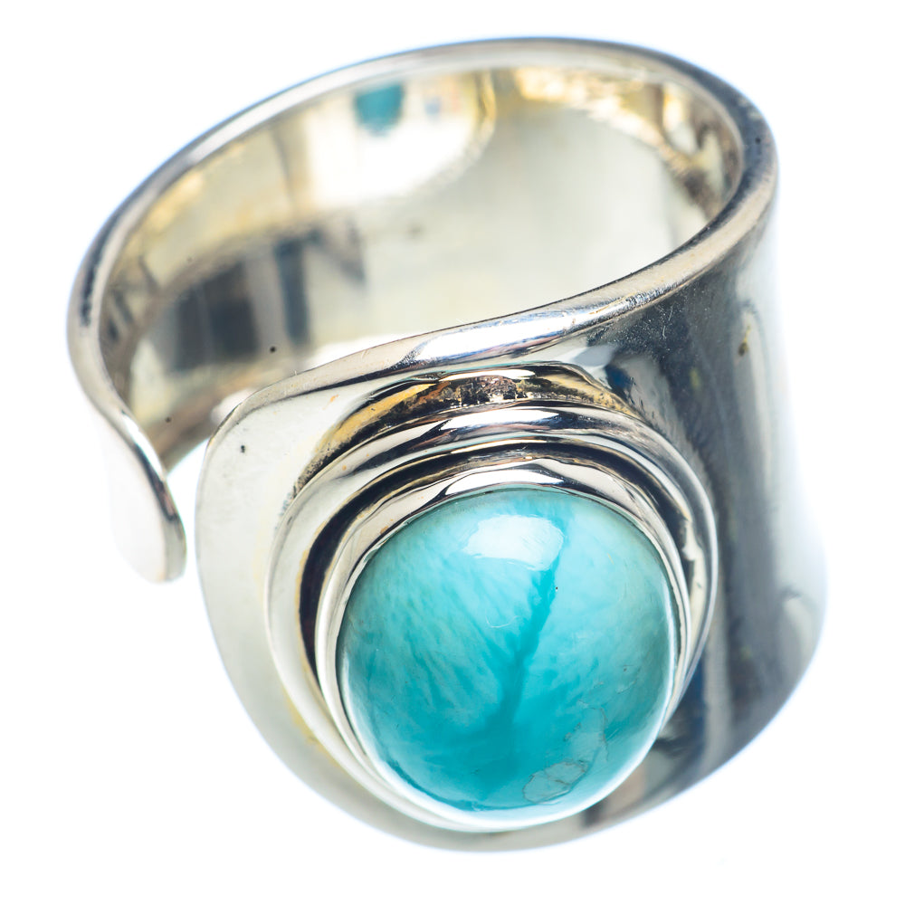 Larimar Rings handcrafted by Ana Silver Co - RING71490