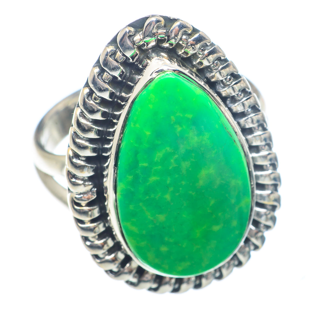 Gaspeite Rings handcrafted by Ana Silver Co - RING71495