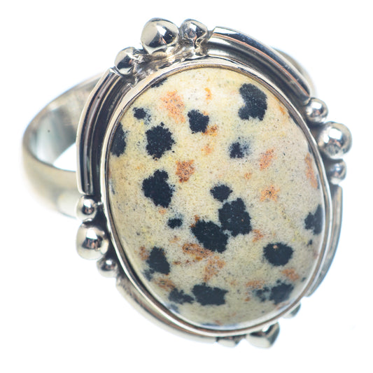 Dalmatian Jasper Rings handcrafted by Ana Silver Co - RING71501