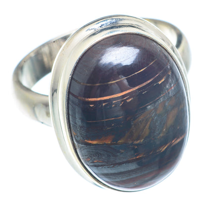 Red Tiger Iron Rings handcrafted by Ana Silver Co - RING71504