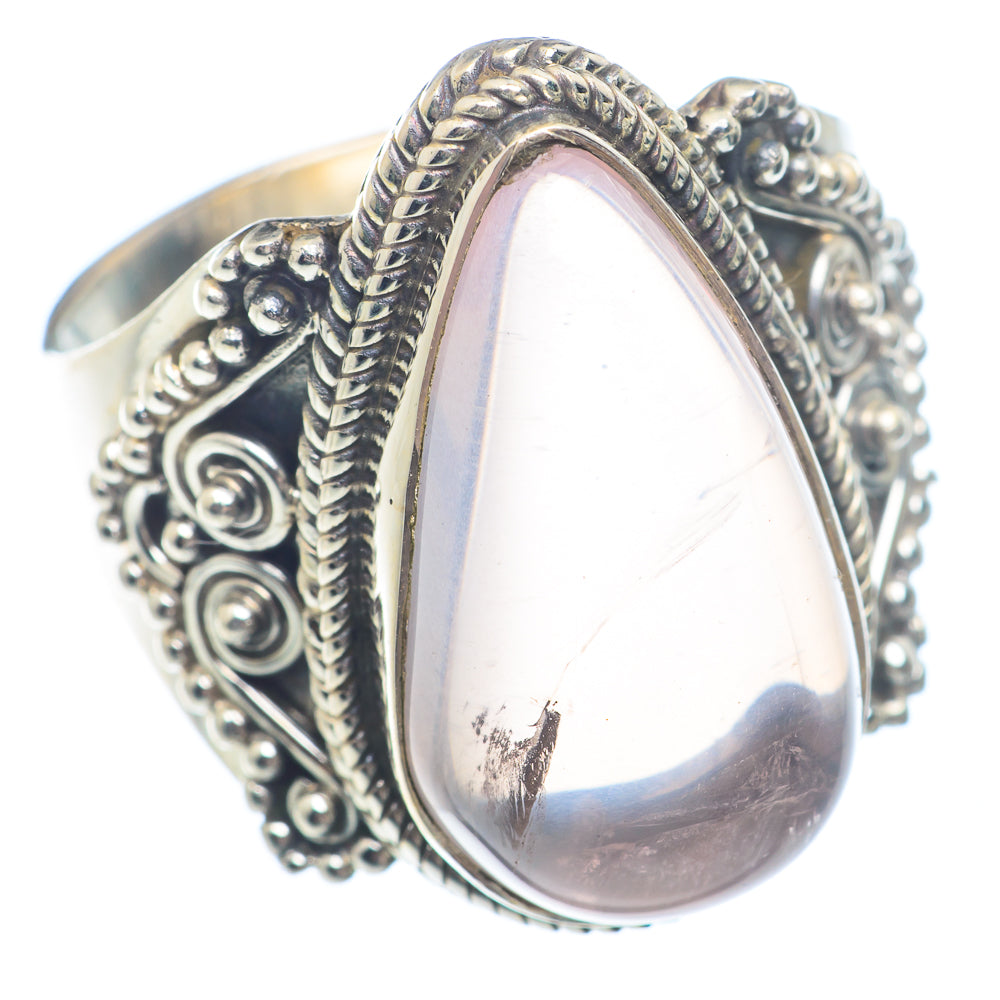 Rose Quartz Rings handcrafted by Ana Silver Co - RING71510