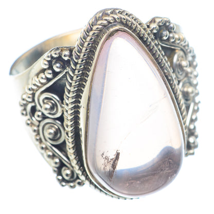 Rose Quartz Rings handcrafted by Ana Silver Co - RING71510