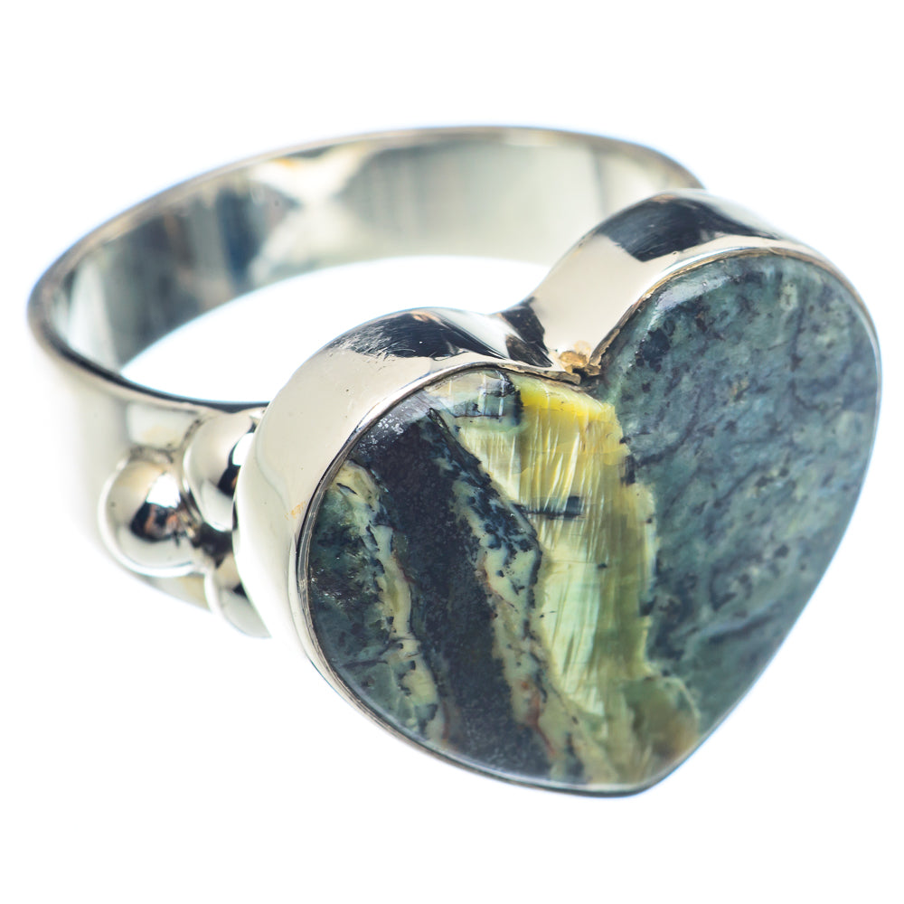 Lizard Jasper Rings handcrafted by Ana Silver Co - RING71538