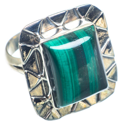 Malachite Rings handcrafted by Ana Silver Co - RING71539