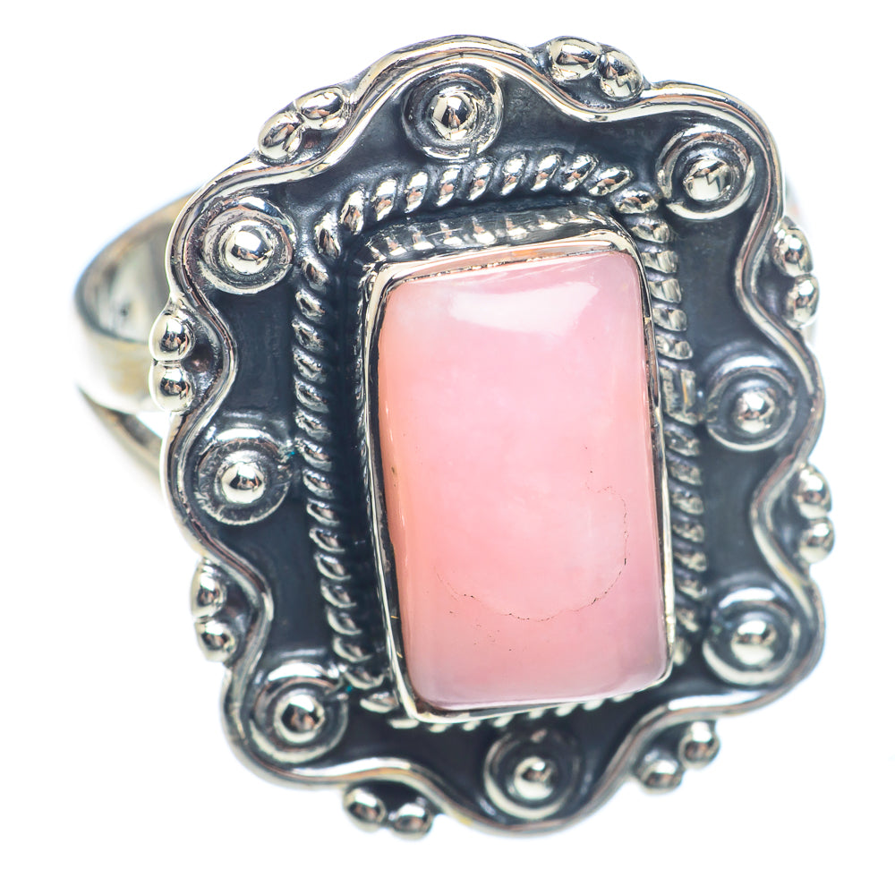 Pink Opal Rings handcrafted by Ana Silver Co - RING71554
