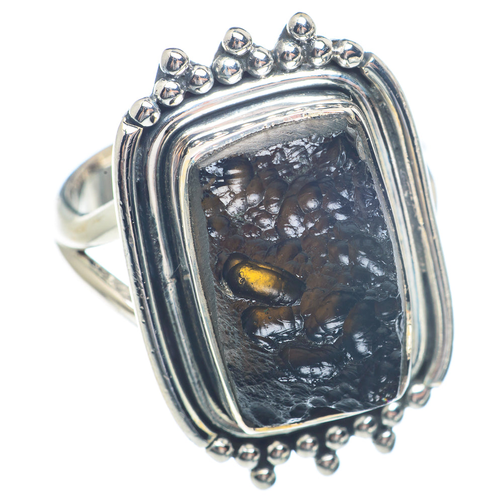 Tektite Rings handcrafted by Ana Silver Co - RING71559
