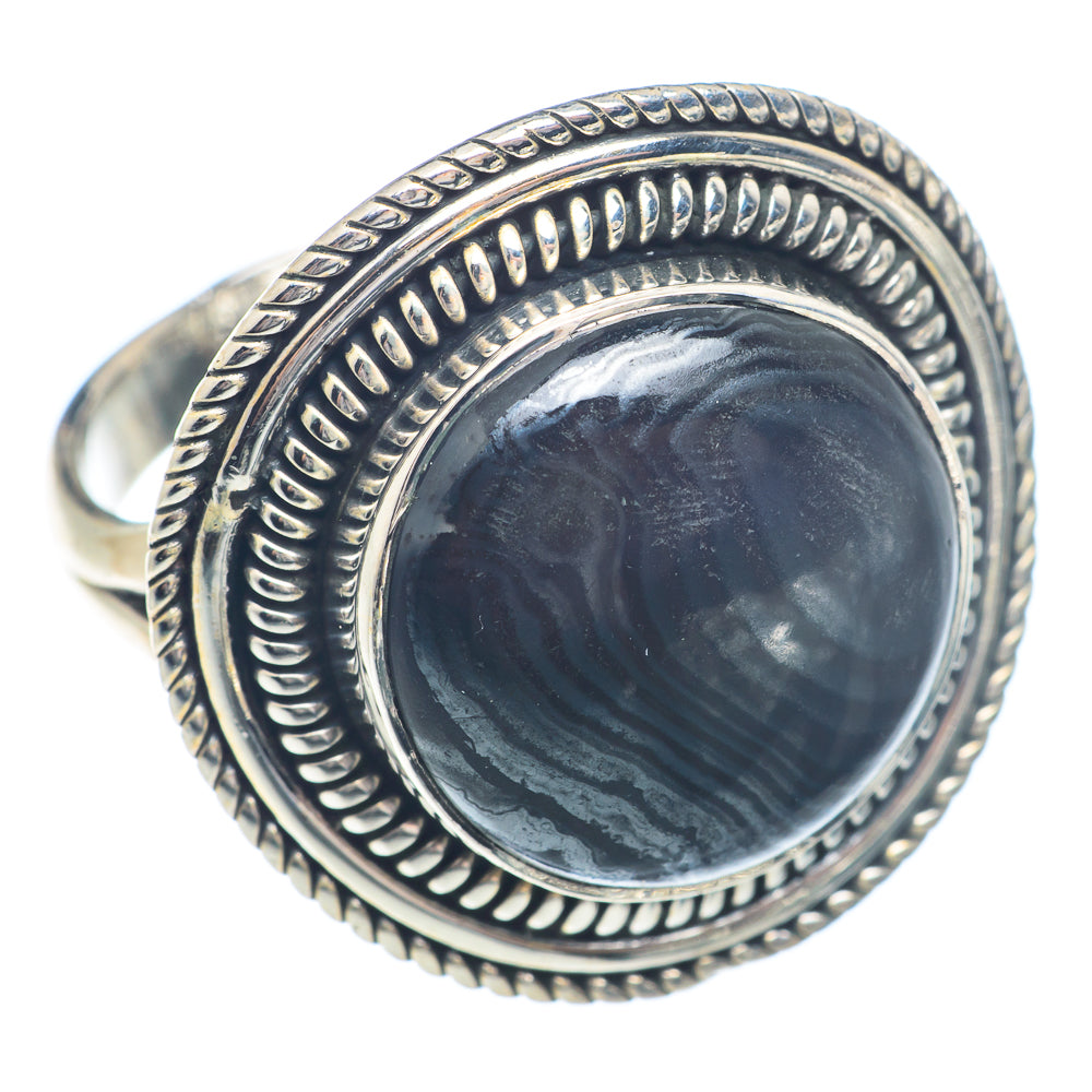 Psilomelane Rings handcrafted by Ana Silver Co - RING71560 - Photo 2