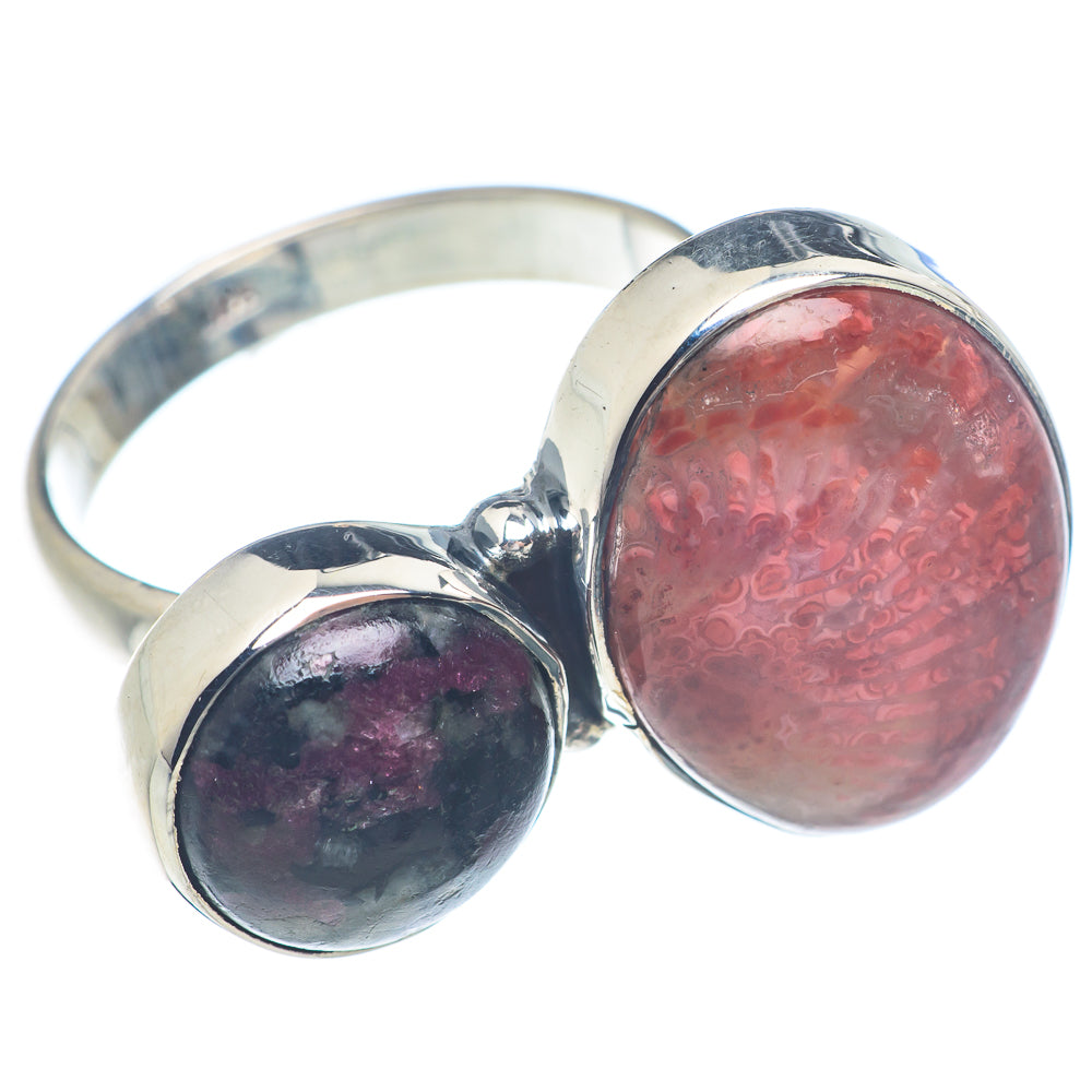 Red Agate Rings handcrafted by Ana Silver Co - RING71567