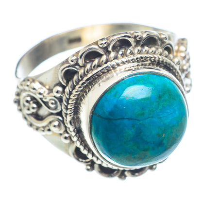 Chrysocolla Rings handcrafted by Ana Silver Co - RING71568
