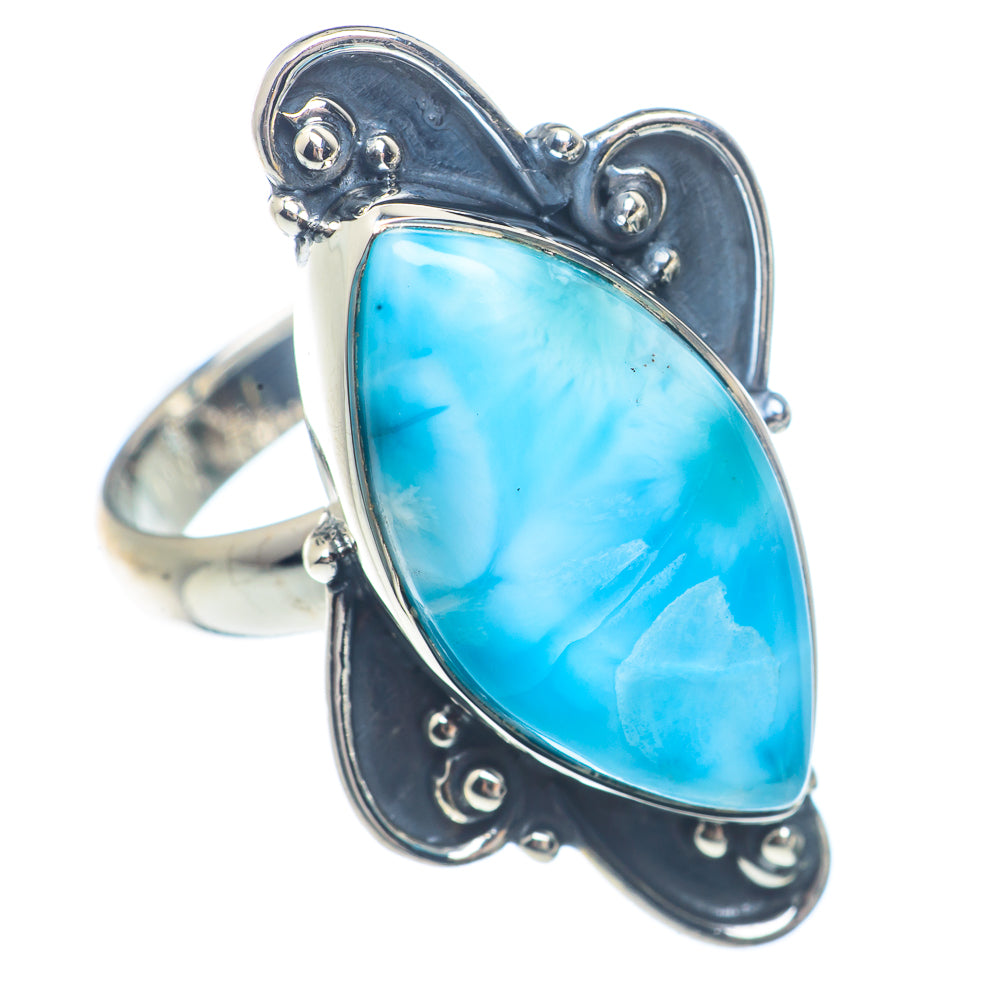 Larimar Rings handcrafted by Ana Silver Co - RING71572