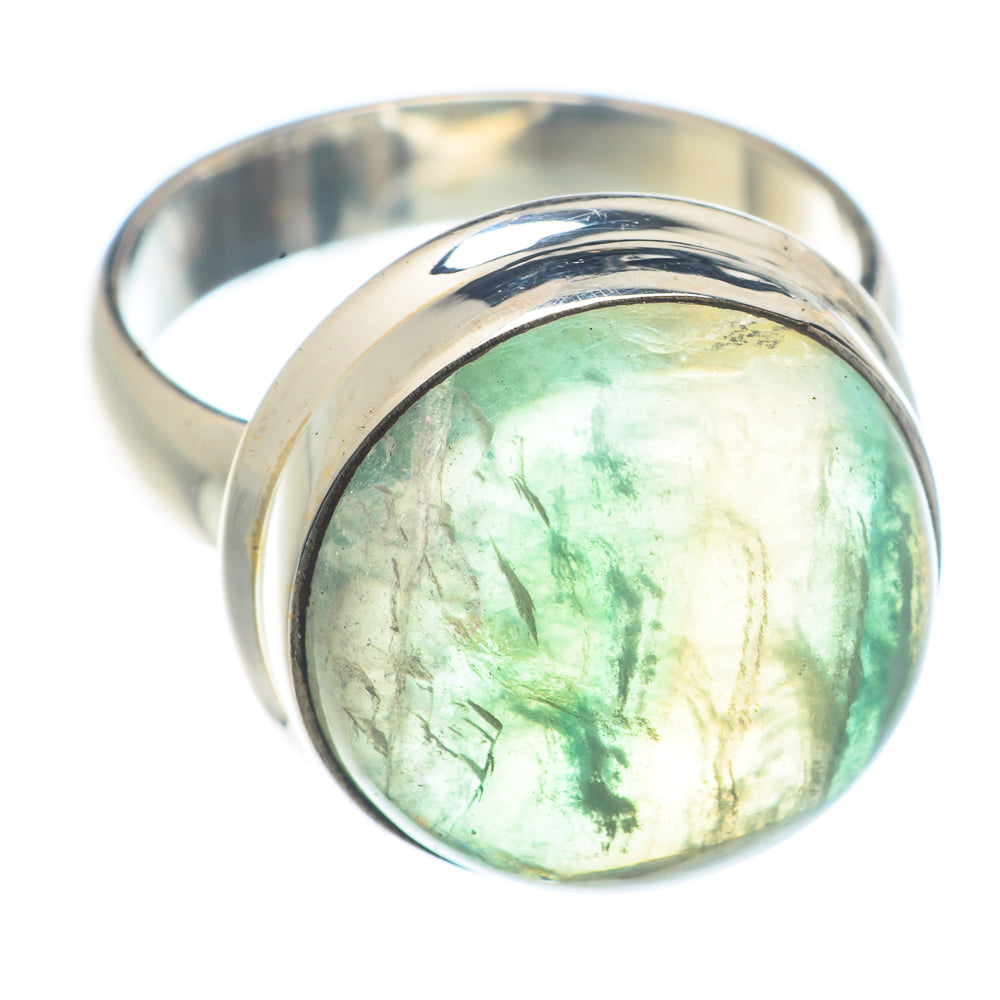 Green Fluorite Rings handcrafted by Ana Silver Co - RING71579