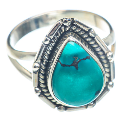 Tibetan Turquoise Rings handcrafted by Ana Silver Co - RING71580
