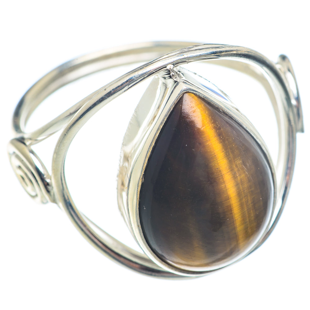 Tiger Eye Rings handcrafted by Ana Silver Co - RING71582