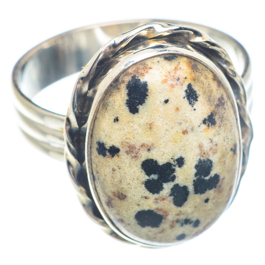 Dalmatian Jasper Rings handcrafted by Ana Silver Co - RING71583