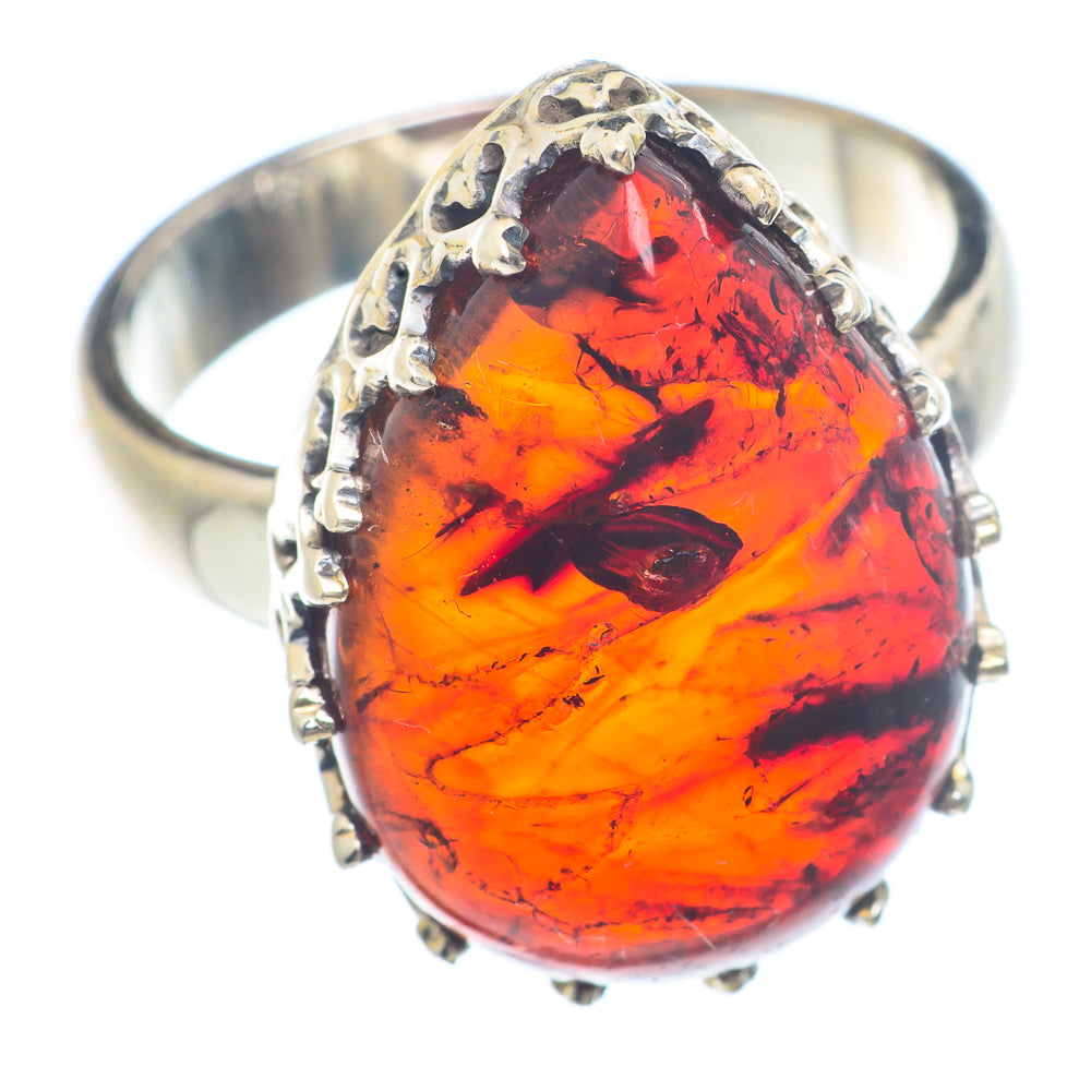 Baltic Amber Rings handcrafted by Ana Silver Co - RING71586