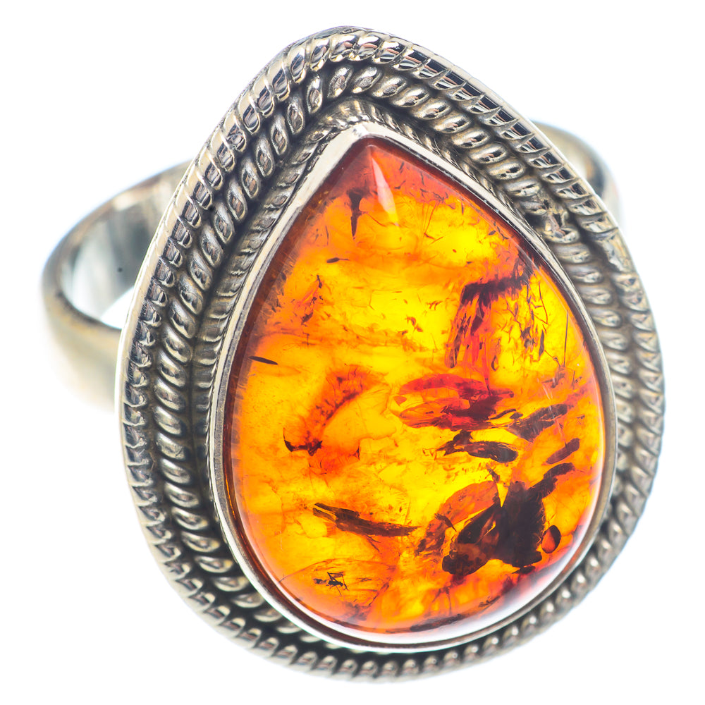 Baltic Amber Rings handcrafted by Ana Silver Co - RING71587