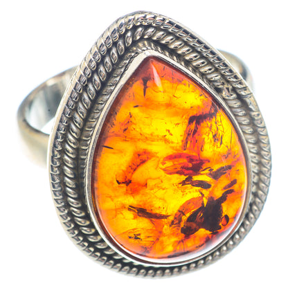 Baltic Amber Rings handcrafted by Ana Silver Co - RING71587