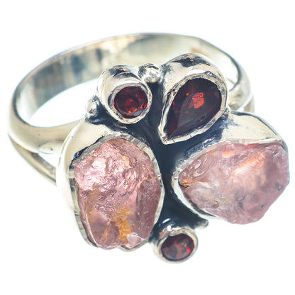 Rose Quartz Rings handcrafted by Ana Silver Co - RING71591
