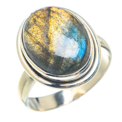 Labradorite Rings handcrafted by Ana Silver Co - RING71613