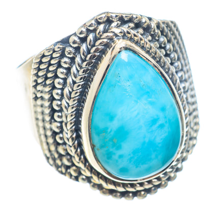 Larimar Rings handcrafted by Ana Silver Co - RING71614