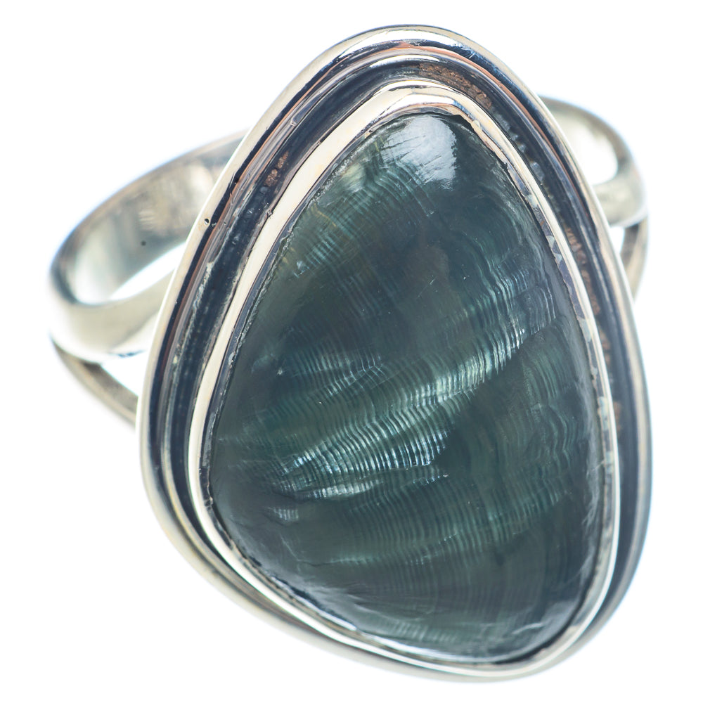 Seraphinite Rings handcrafted by Ana Silver Co - RING71617