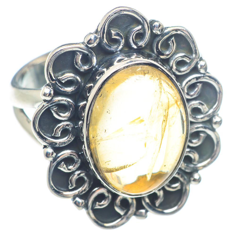 Citrine Rings handcrafted by Ana Silver Co - RING71625
