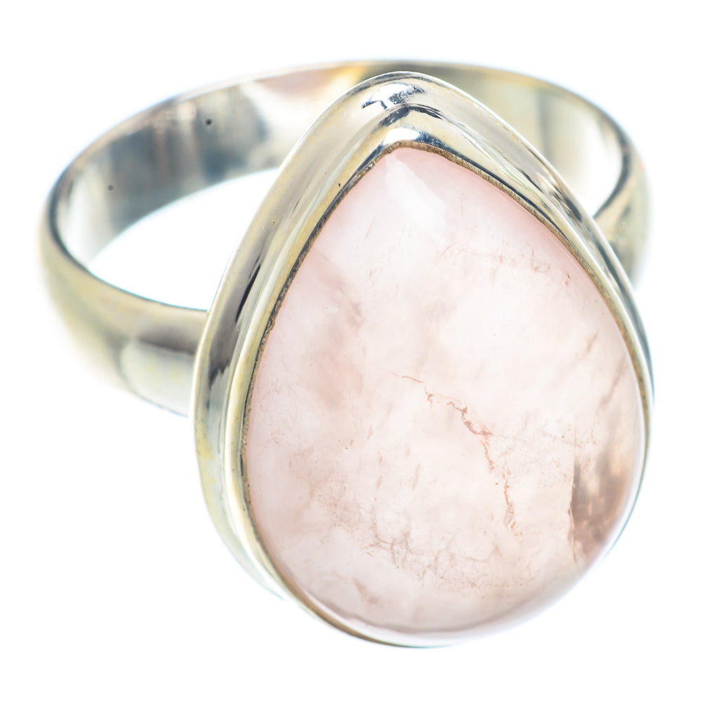 Rose Quartz Rings handcrafted by Ana Silver Co - RING71628