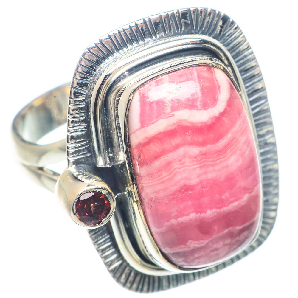 Rhodochrosite Rings handcrafted by Ana Silver Co - RING71629