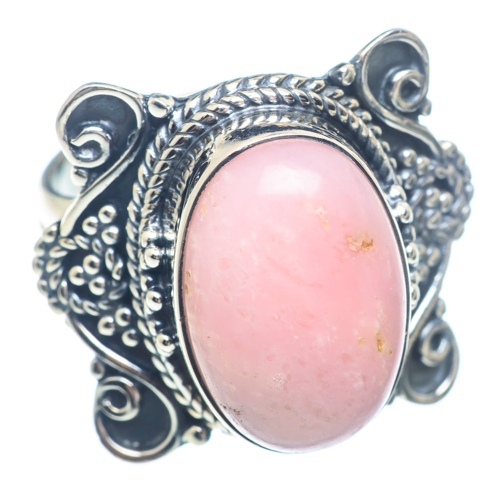 Pink Opal Rings handcrafted by Ana Silver Co - RING71630