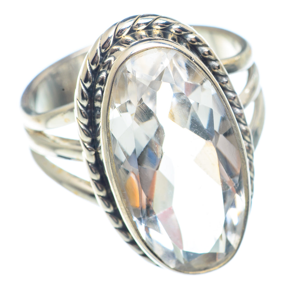 White Quartz Rings handcrafted by Ana Silver Co - RING71638