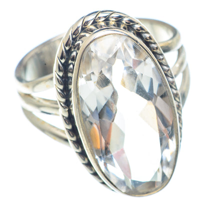 White Quartz Rings handcrafted by Ana Silver Co - RING71638