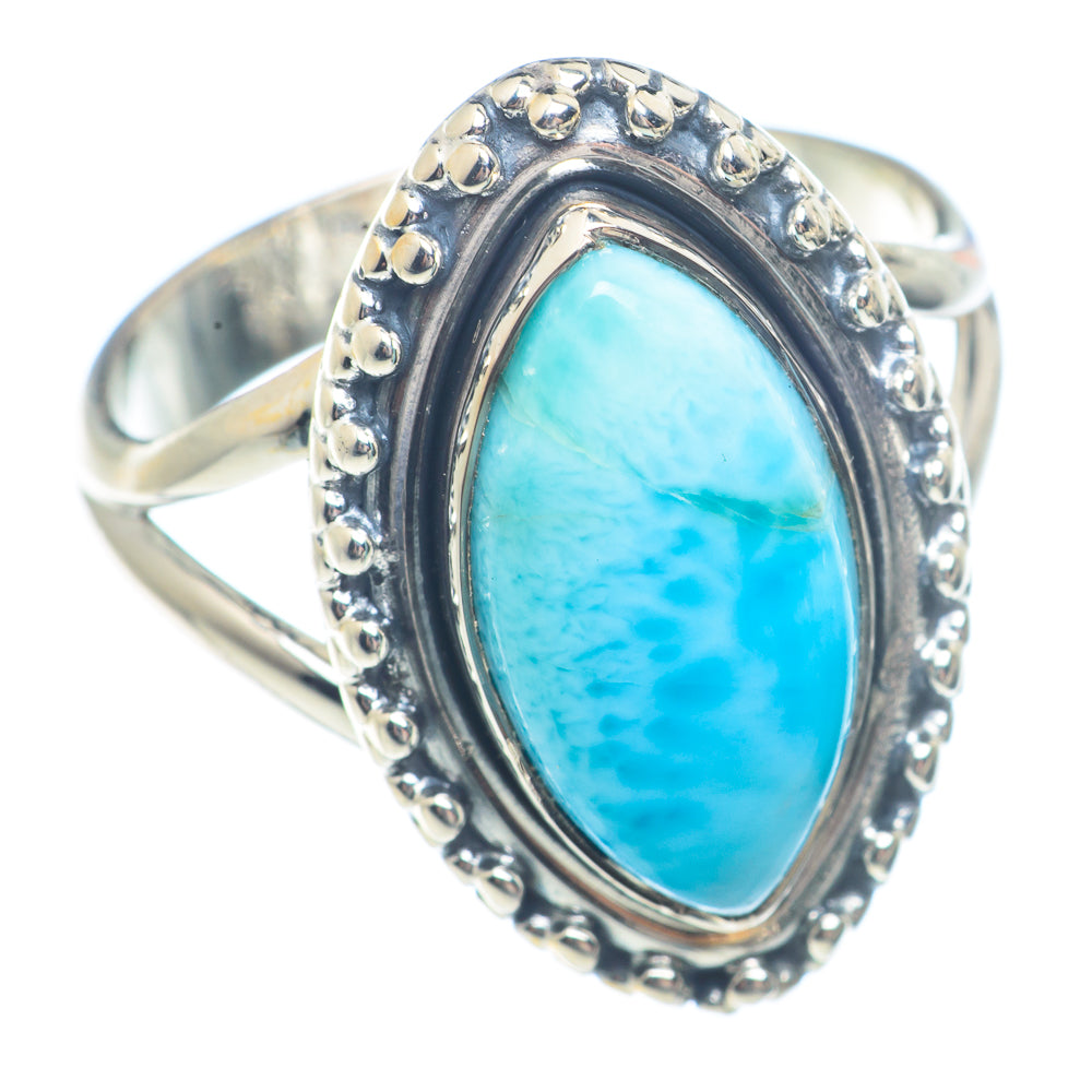 Larimar Rings handcrafted by Ana Silver Co - RING71644