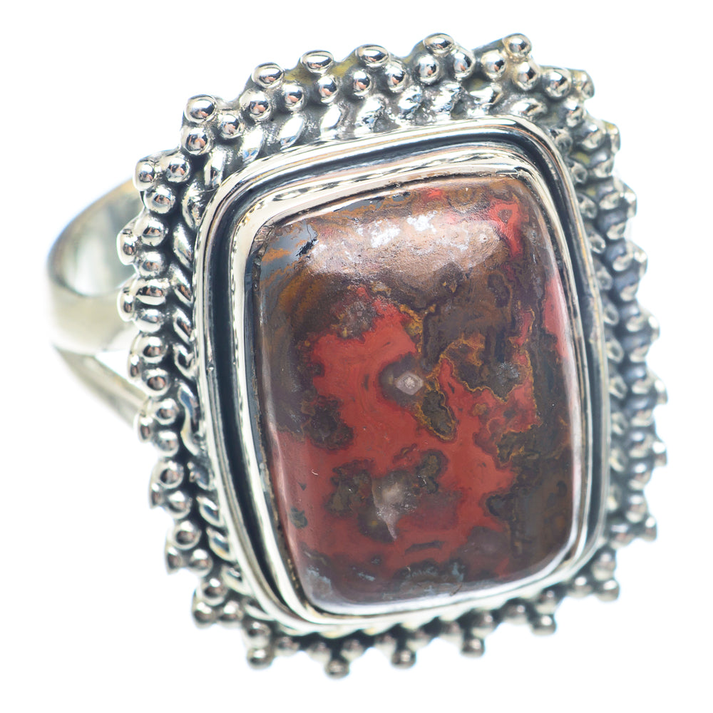Moroccan Agate Rings handcrafted by Ana Silver Co - RING71657