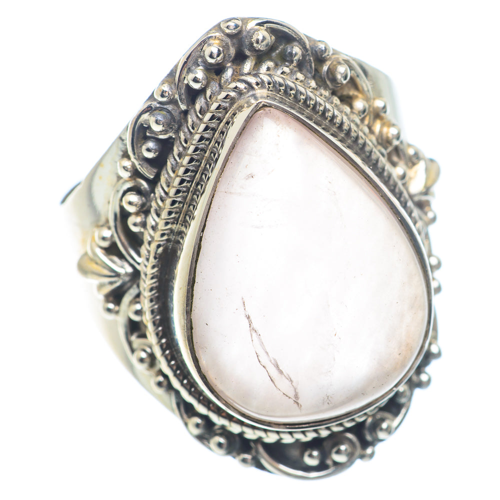 Rose Quartz Rings handcrafted by Ana Silver Co - RING71664