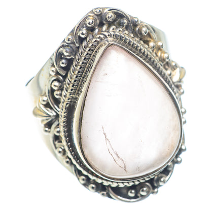 Rose Quartz Rings handcrafted by Ana Silver Co - RING71664