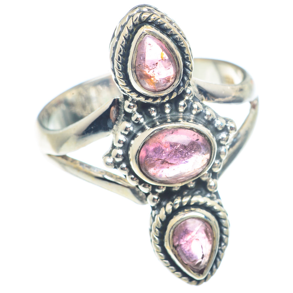 Pink Tourmaline Rings handcrafted by Ana Silver Co - RING71667