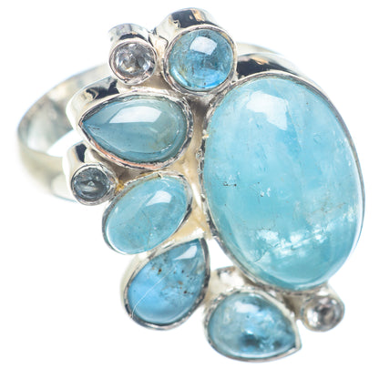 Aquamarine Rings handcrafted by Ana Silver Co - RING71681