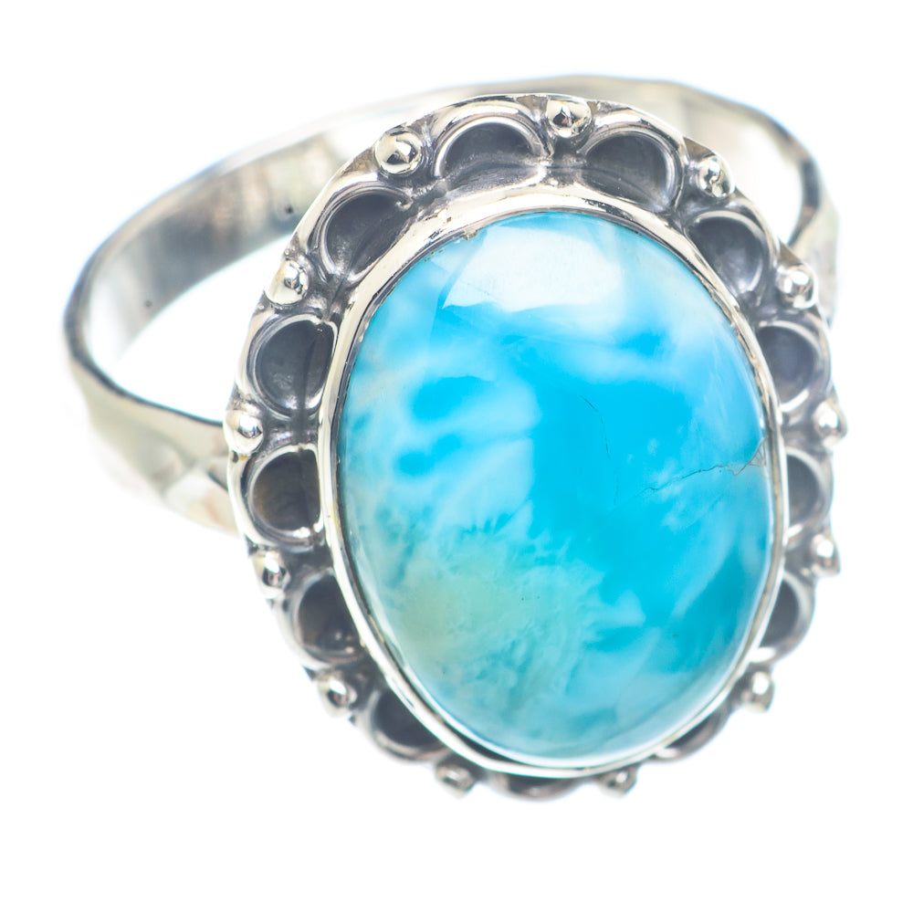Larimar Rings handcrafted by Ana Silver Co - RING71686