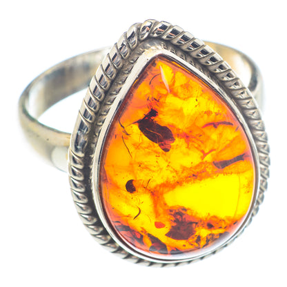 Baltic Amber Rings handcrafted by Ana Silver Co - RING71700