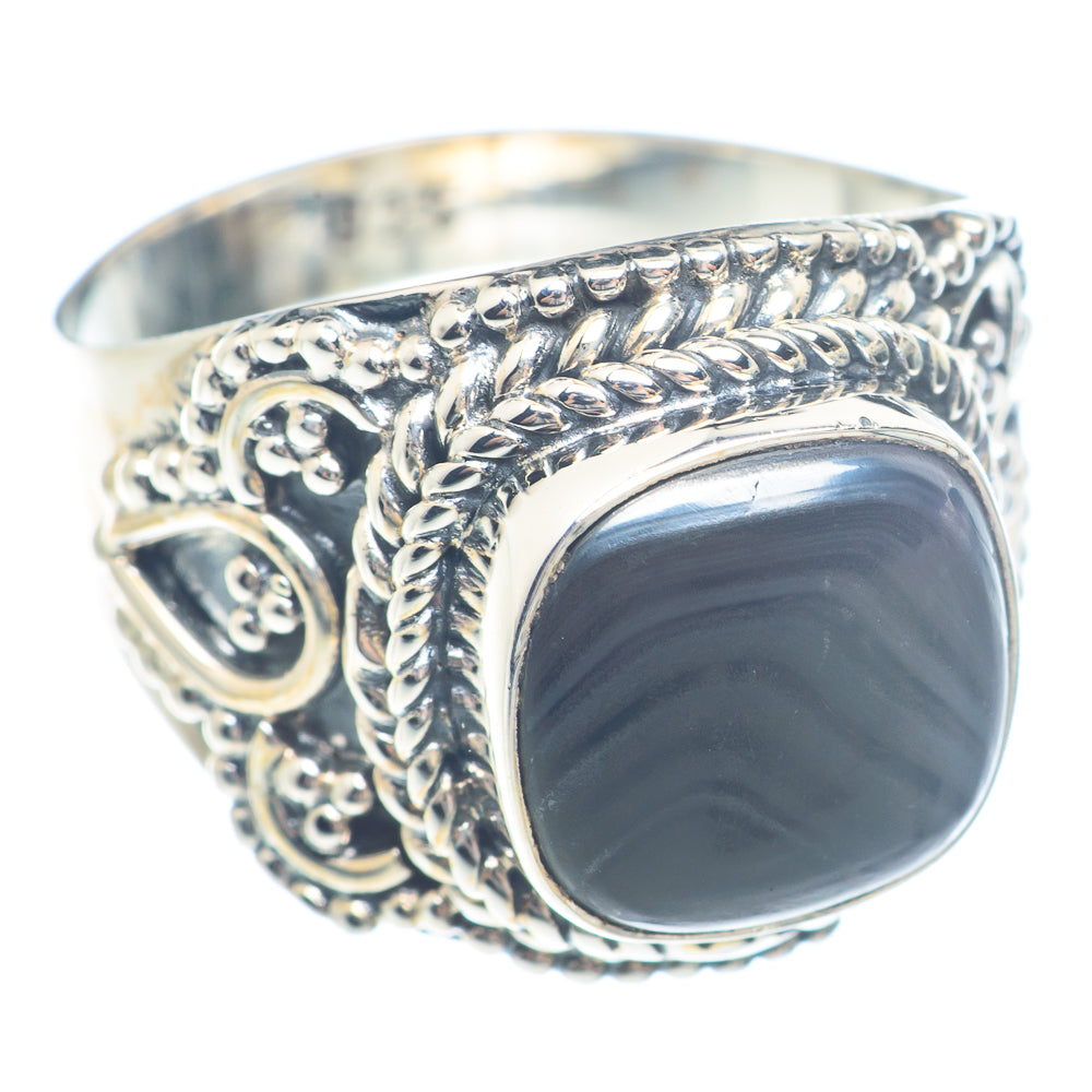 Psilomelane Rings handcrafted by Ana Silver Co - RING71708