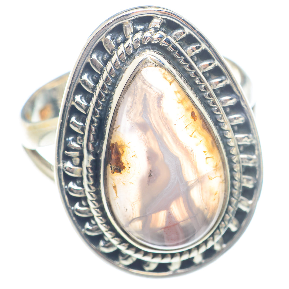Botswana Agate Rings handcrafted by Ana Silver Co - RING71711