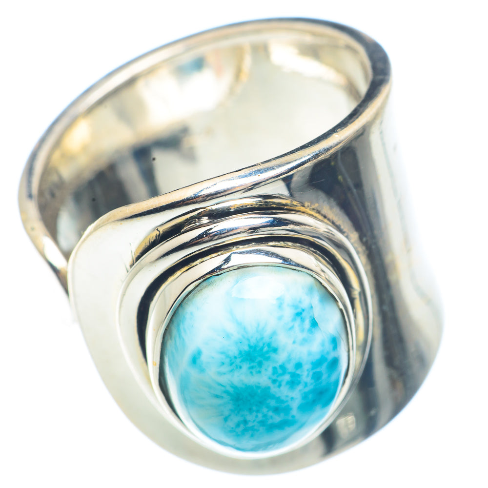 Larimar Rings handcrafted by Ana Silver Co - RING71718