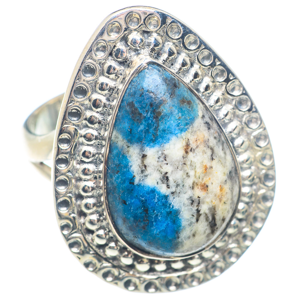 K2 Blue Azurite Rings handcrafted by Ana Silver Co - RING71719 - Photo 2