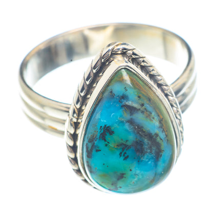Chrysocolla Rings handcrafted by Ana Silver Co - RING71720