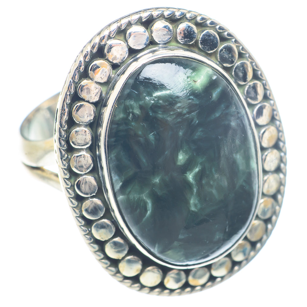 Seraphinite Rings handcrafted by Ana Silver Co - RING71728
