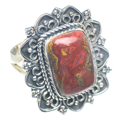 Moroccan Agate Rings handcrafted by Ana Silver Co - RING71735
