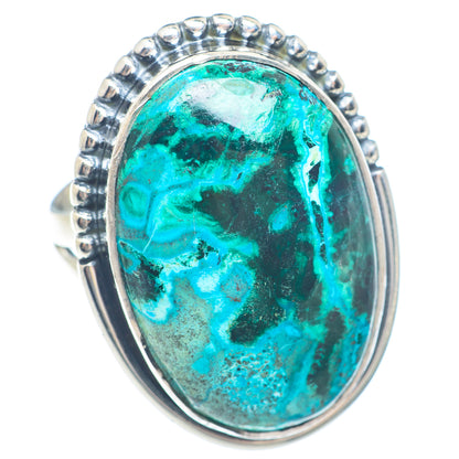 Chrysocolla Rings handcrafted by Ana Silver Co - RING71751
