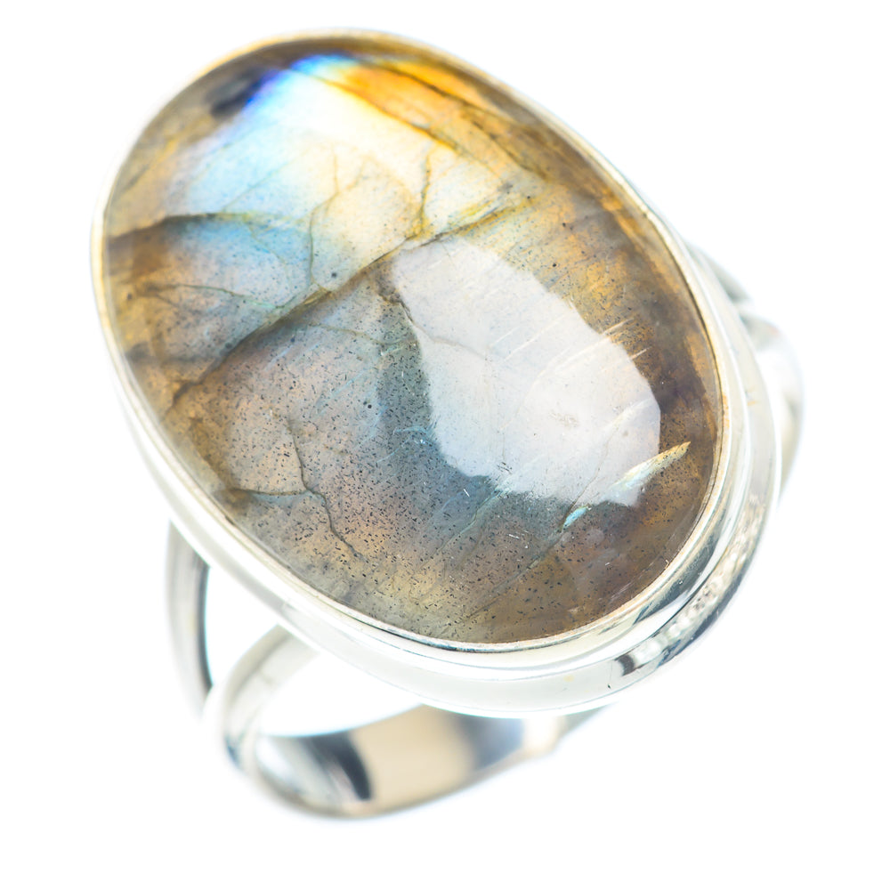 Labradorite Rings handcrafted by Ana Silver Co - RING71752
