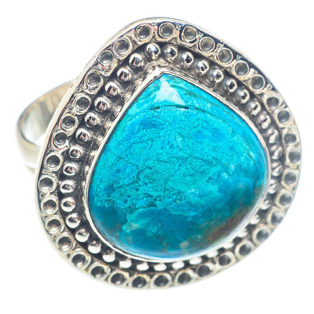 Chrysocolla Rings handcrafted by Ana Silver Co - RING71758